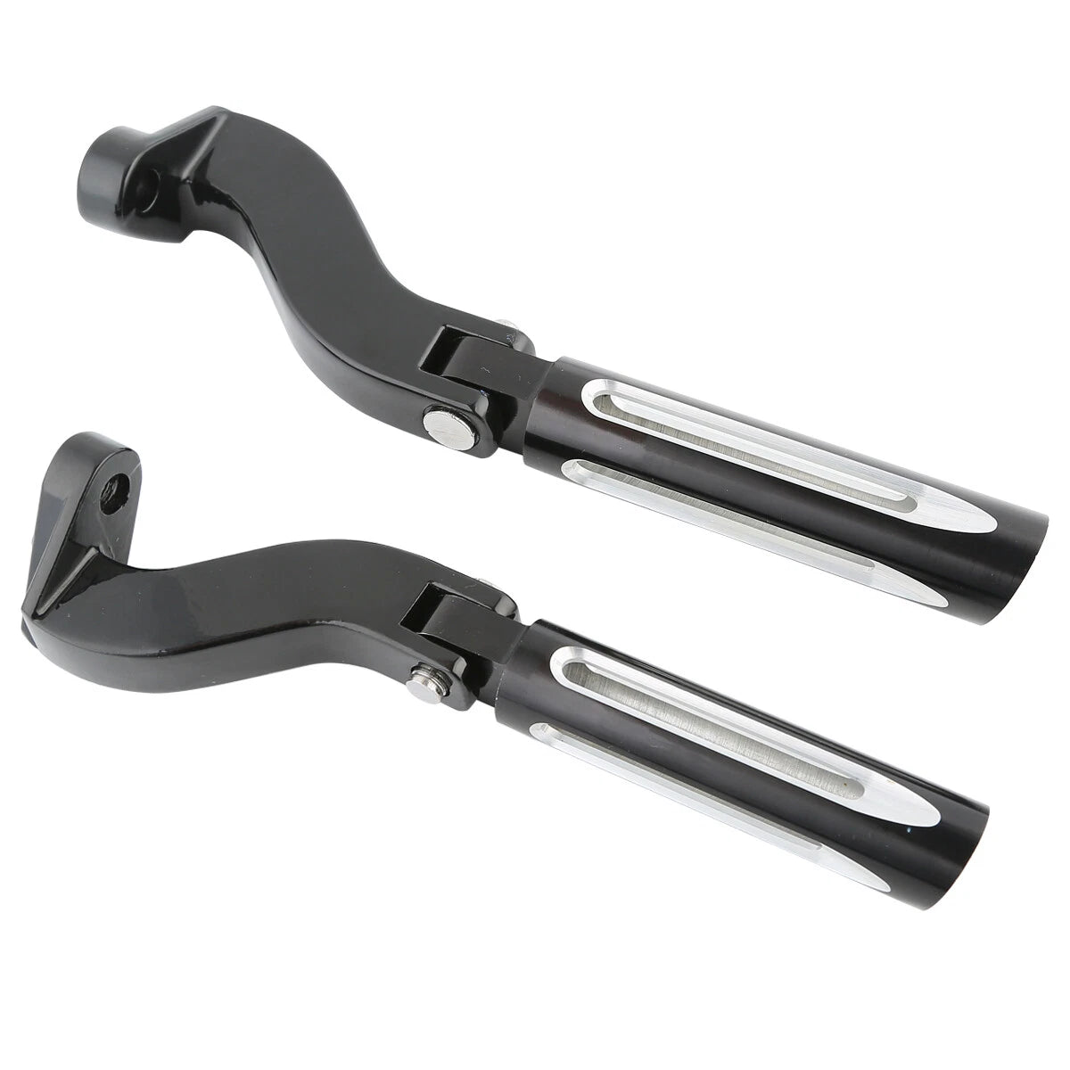 Rear Foot Pegs Peg Bracket Fit For Harley Davidson Touring Street Glide 1993-24