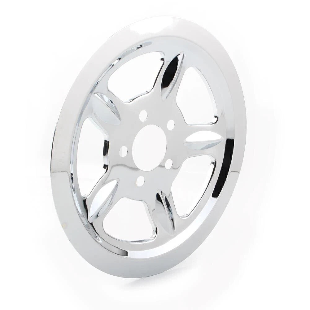 Rear Outer Pulley Insert Cover Aluminium For Harley Sportster XL883 1200 Chrome
