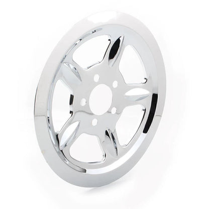 Rear Outer Pulley Insert Cover Aluminium For Harley Sportster XL883 1200 Chrome