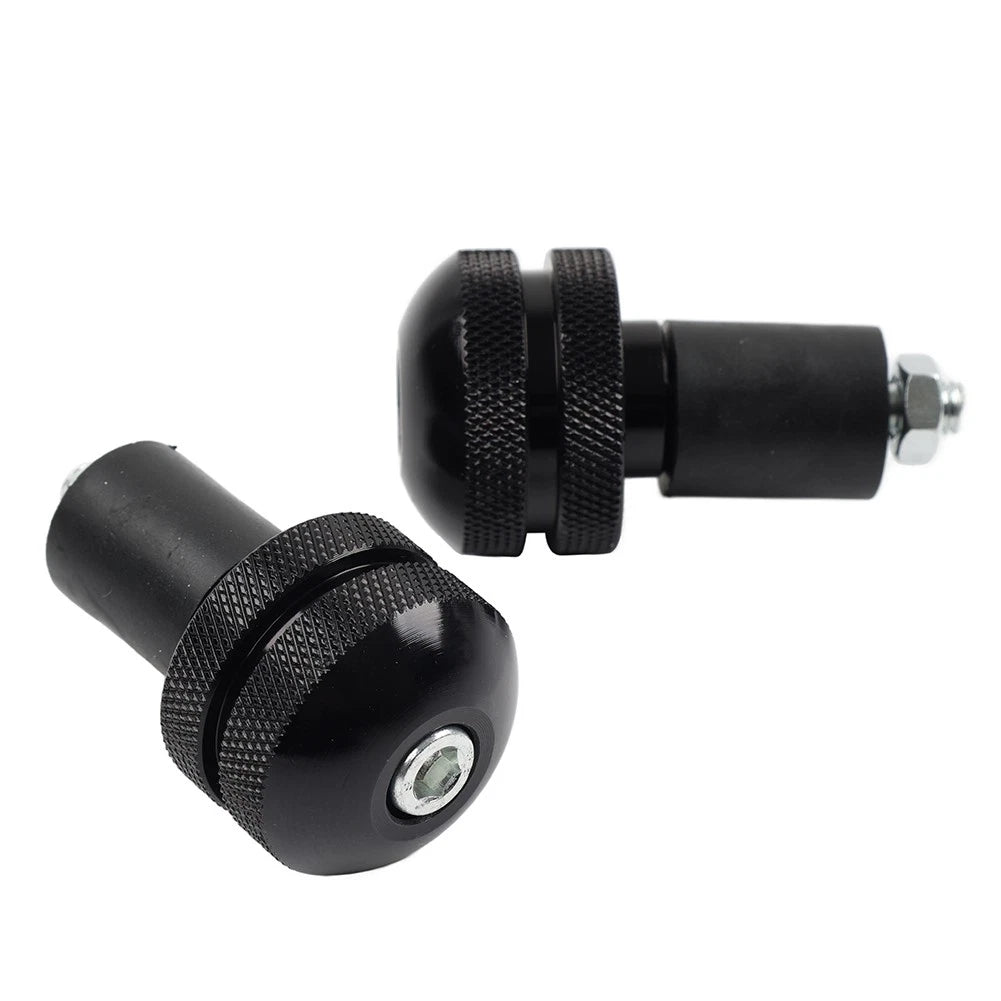 Universal 7/8 Motorcycle Handlebar Grips Bar End Cap Plug Slider