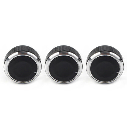 3Pcs Air Condition A/C Panel Control Switch Knob Cover For MAZDA 3 M3 2004-09