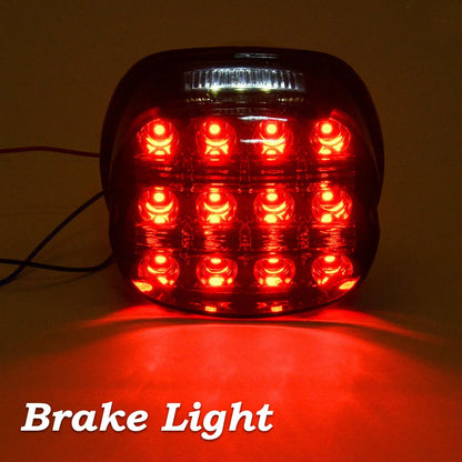 LED Brake Turn Signals Tail Light for Harley Touring Electra Glide Softail Dyna