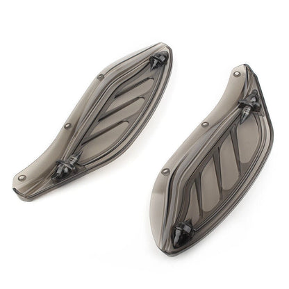 Side Wing Windshield Air Deflector Fit Harley Touring FLHR FLHT CVO 1996-2013 ab