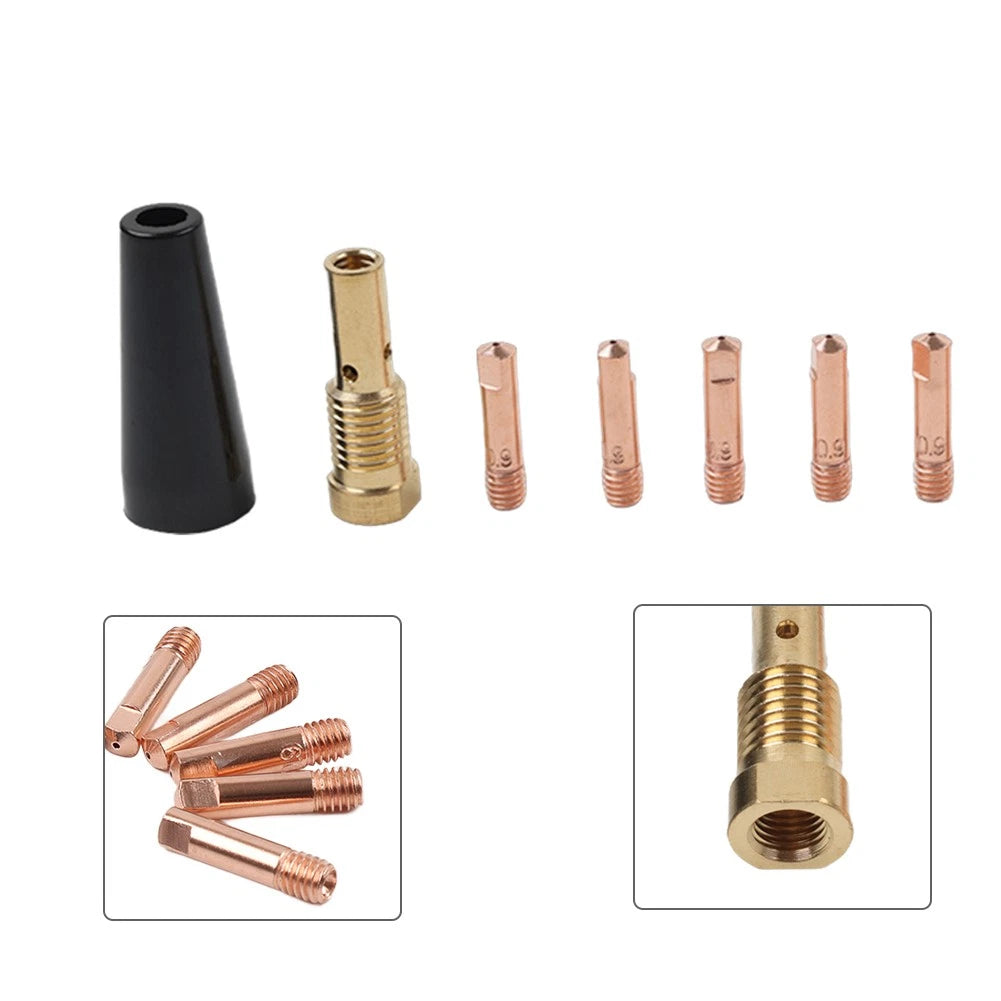 7pcs Gasless Nozzle Tips Fit Weld Pak WeldPak HD 10949 Wire Feed Welder