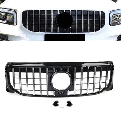 GTR Style Front Bumper Hood Grille Fit Benz GLB Class W247 X247 GLB250 2019-2022