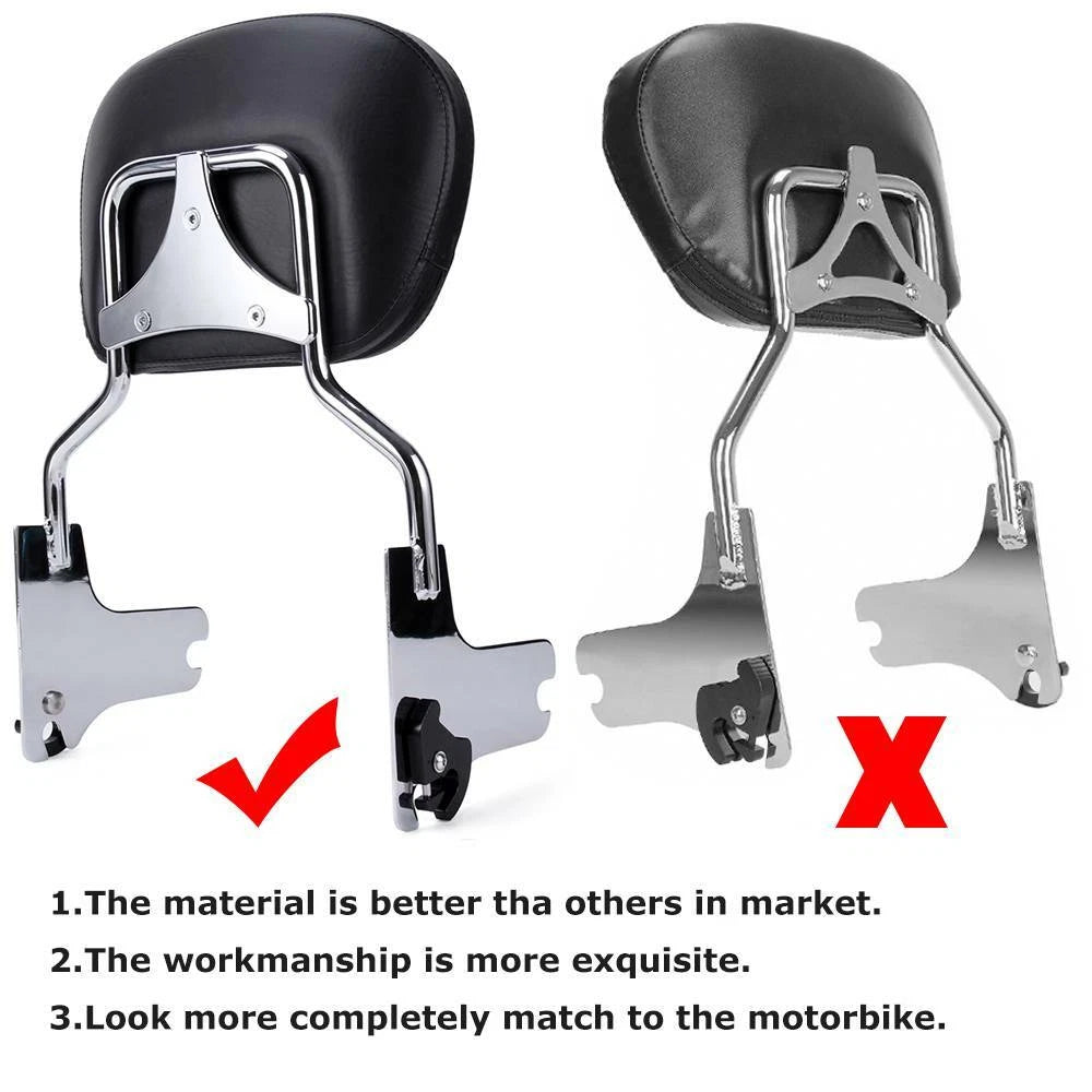 Backrest Sissy Bar For Harley Touring Road King Street Electra Glide 1997-2008
