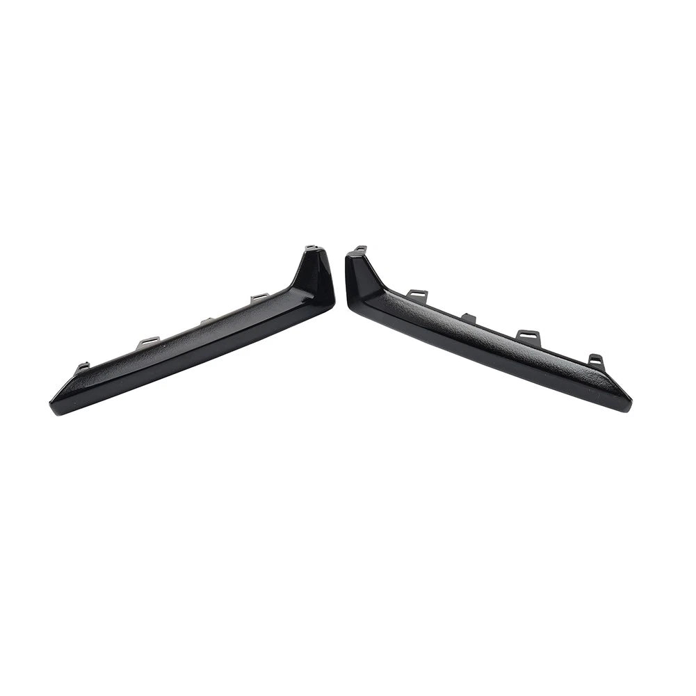 1 Pair Trim Fog Light Molding Trim Glossy Black For Subaru Forester 2017-2018