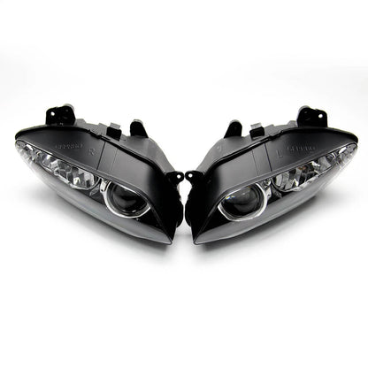 Front Left & Right Headlight Headlamp Assembly For Yamaha YZF R1 2004 2005 2006