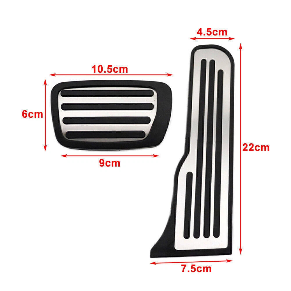 Foot Gas Brake Pedals Cover Kit For Chevrolet Camaro 2016-UP Car 2PCS USA