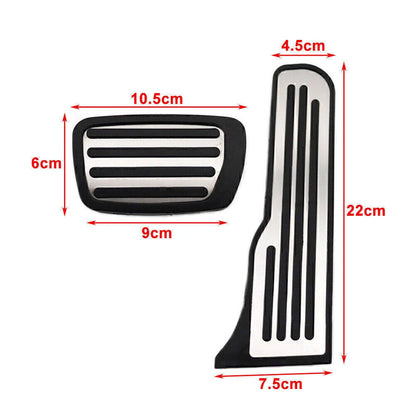 Foot Gas Brake Pedals Cover Kit For Chevrolet Camaro 2016-UP Car 2PCS USA