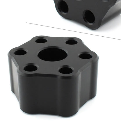Black Solid Supercharger Coupler Isolator For Jaguar Land Rover 3.0L 2013-17
