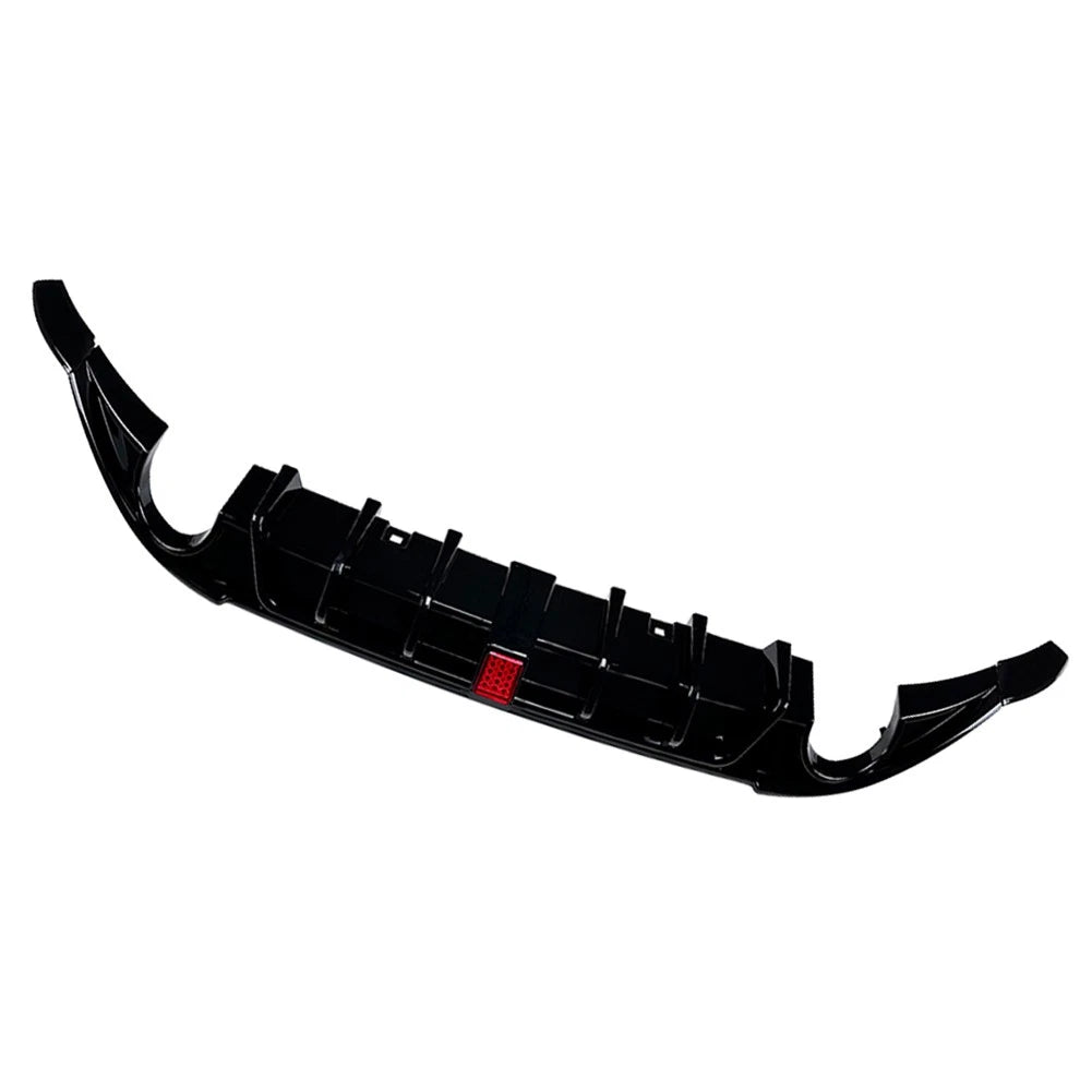 Glossy Black Rear Bumper Protector Spoiler Lip For VW Golf 7 Standard GTD 14-17