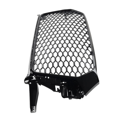 Front Bumper Honeycomb Grille Glossy Black For Audi Q3 2016-2018