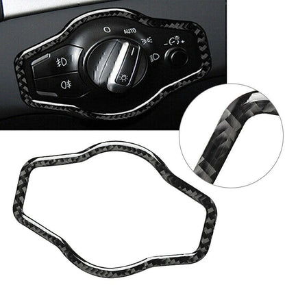 Car Headlight Switch Sticker Cover Trim For Audi A4 B8 A5 Q5 2009-2016 2015 2014