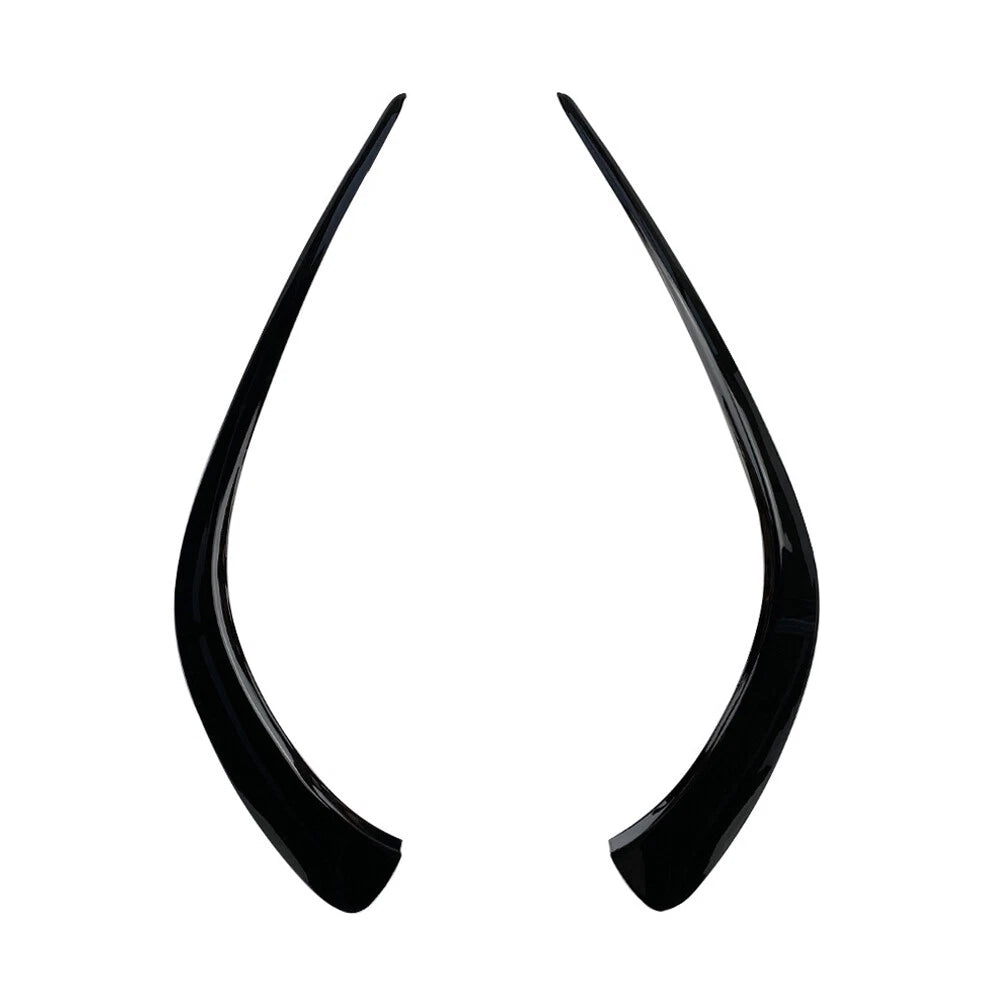 For Mercedes Benz CLA C118 2020+ Front Bumper Lip Splitter Spoiler Glossy Black