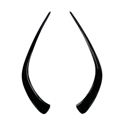 For Mercedes Benz CLA C118 2020+ Front Bumper Lip Splitter Spoiler Glossy Black