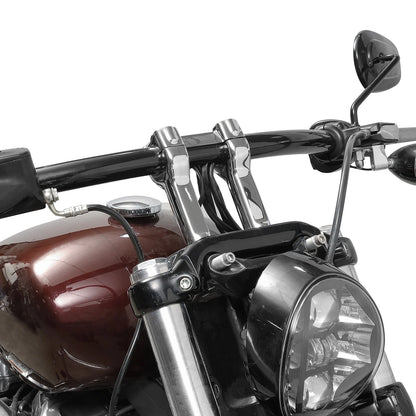 4" Handlebar 1.25" Bar Riser Fit For Harley Dyna Low Rider Super Glide Softail