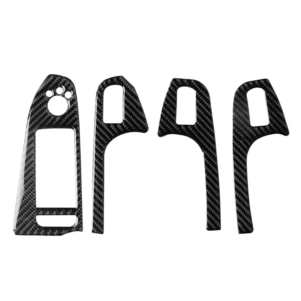 4 PCS Interior Door Armrest Buttom Cover Trim For Audi A4 B8 2008-2014 US