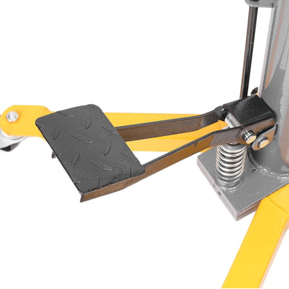 2 Stage 1100LB Hydraulic Transmission Jack w/360° Swivel Wheels Lift Hoist Auto