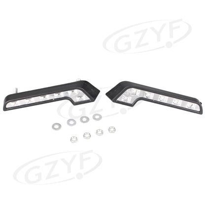 2x L-Shape Euro 6-LED Daytime Running Lights DRL Universal for Mercedes-Benz Car