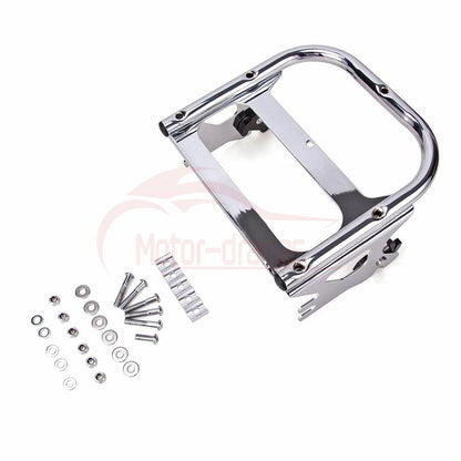 Detachable 2-up Tour Pak Mounting Luggage Rack For Harley Road King Glide 97-08