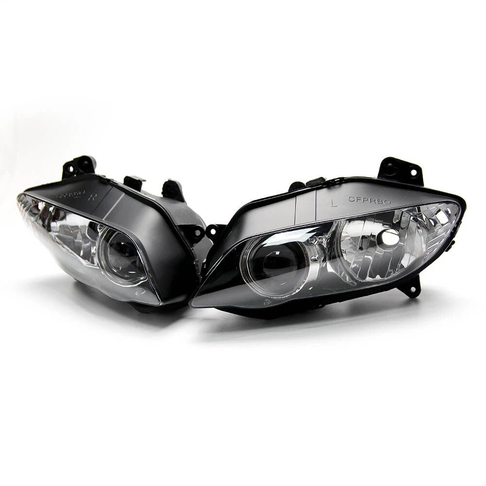 Front Left & Right Headlight Headlamp Assembly For Yamaha YZF R1 2004 2005 2006