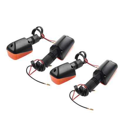 4x Short-Stem Turn Signal For Suzuki DR350S DR650 RF900 GSXR750 1100 Bandit 1200