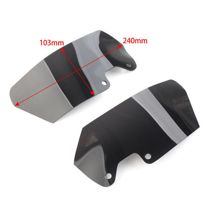 Side Windshield Windscreen Wind Deflector Trim Fit BMW R1200GS ADV 2004-12 Clear