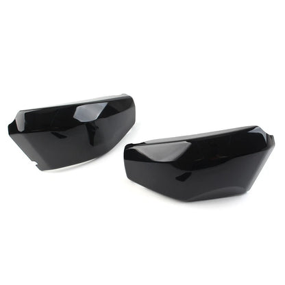 ABS Plastic Battery Left & Right Side Covers For Honda VTX1300 2003-2009 Black