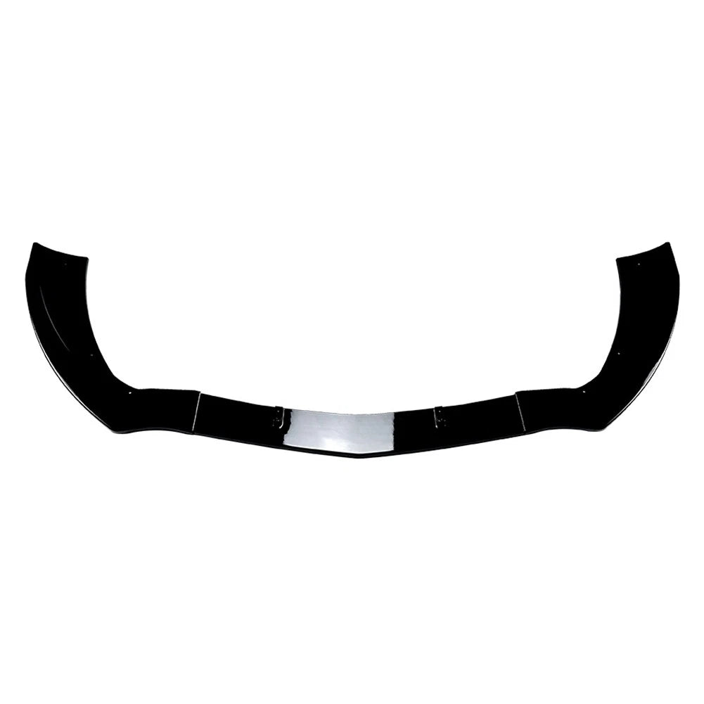 Black Front Bumper Splitter Spoiler Lip For Mercedes Benz CLA Class C117 2013-15