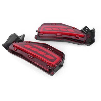 LED Rear Bumper Lamps Brake Tail Light Fog Lamp Fit Toyota Fortuner 2015-2017