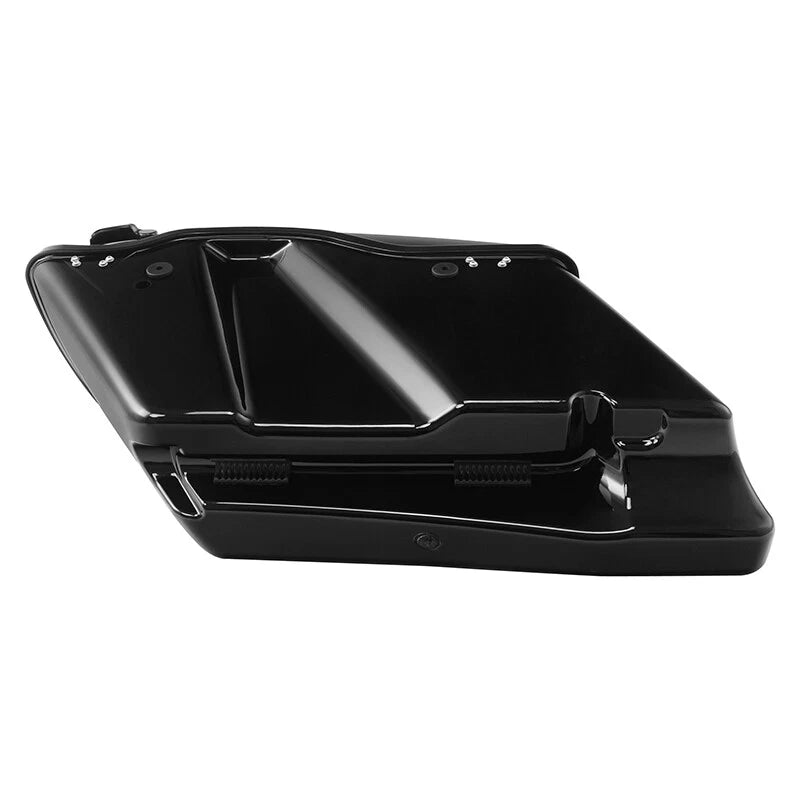 4" Stretched Hard Saddlebags &Conversion Brackets Fit For Harley Fatboy 1984-17
