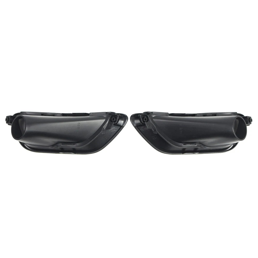 2pcs Front Glossy Fog Light Lamp Cover Bezel For Jeep Grand Cherokee 2017-2021