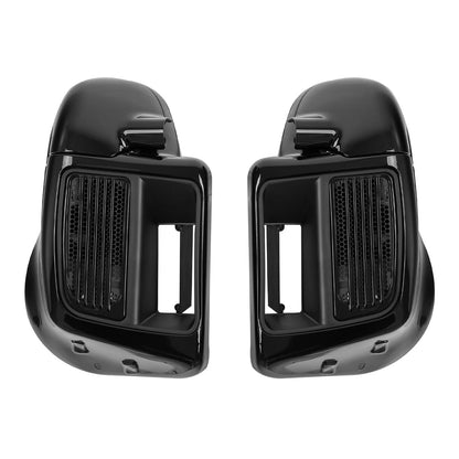Lower Vented Fairing Fit For Harley Electra Street Glide 2014-Up 18 Vivid Black
