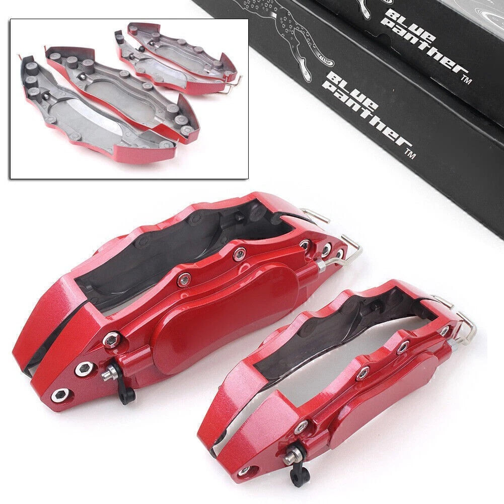 Metal 3D Universal Style Brake Caliper Cover Front&Rear For 14-17" Wheels 4PCS