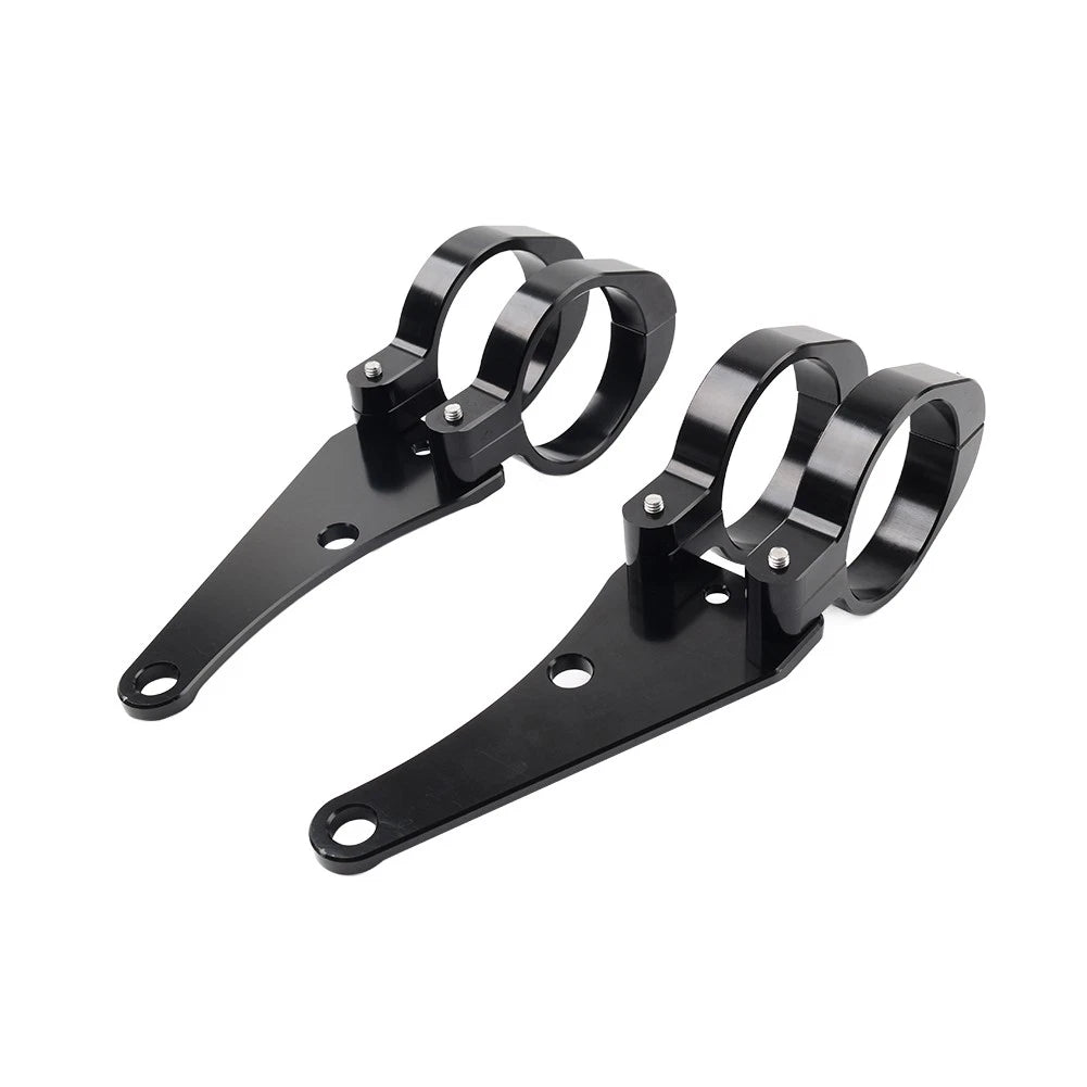 54MM Motorcycle Headlight Bracket Mount Clamp Fork Tube Holder For Harley