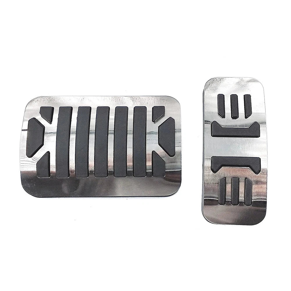 Stainless Steel Car Brake Gas Pedals Protection Cover Fit Jaguar XE XF XJ XJL