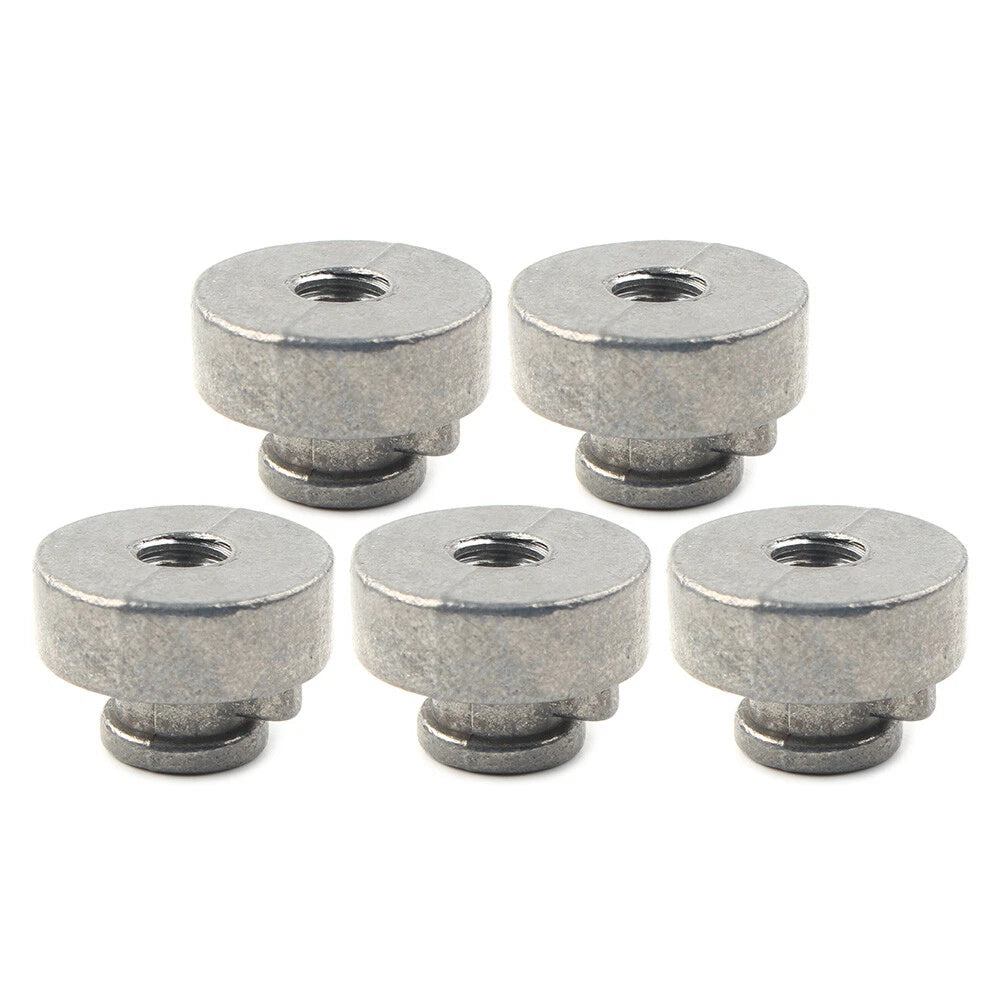 5x Rear Fender Passenger Seat Bolt Tab Screw Nut Knob Cover For Harley Davidson