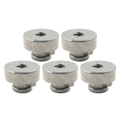 5x Rear Fender Passenger Seat Bolt Tab Screw Nut Knob Cover For Harley Davidson