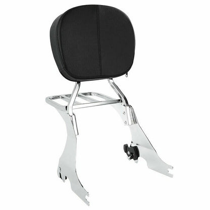 Sissy Bar Backrest Luggage Rack Fit For Harley Sportster 883 1200 48 72 04-22 US