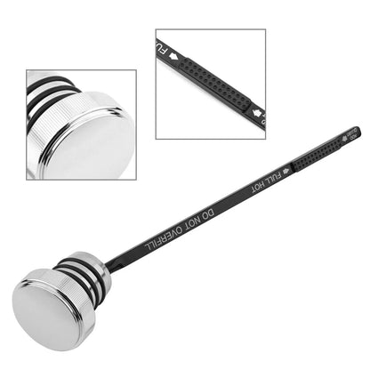 Oil Dipstick For Harley FXD FXDX Dyna 99-05 For Wide Glide FXDWG 1999-05 Chrome