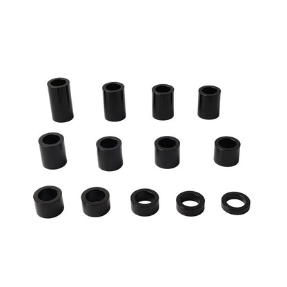 Black Wheel Axle Spacer Kit ID 3/4" OD 1 1/8" For Harley Softail Dyna Road King