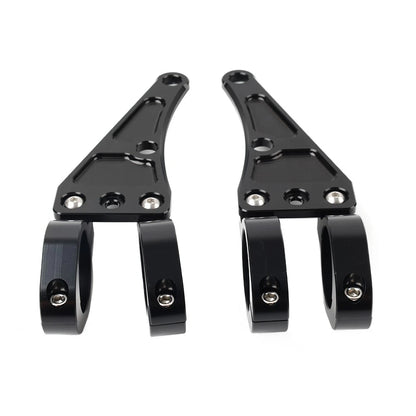 37MM Motorcycle Headlight Bracket Mount Clamp Fork Tube Holder For Harley