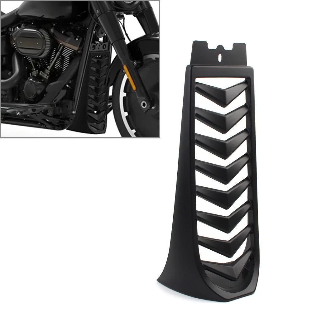 Chin Fairing Spoiler Lower Radiator Cover For Harley Breakout Softail Matt Black