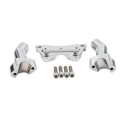 3.5" Handlebar Riser & Top Clamp Fit Harley Fat Boy Heritage Softail FXST FLSTN