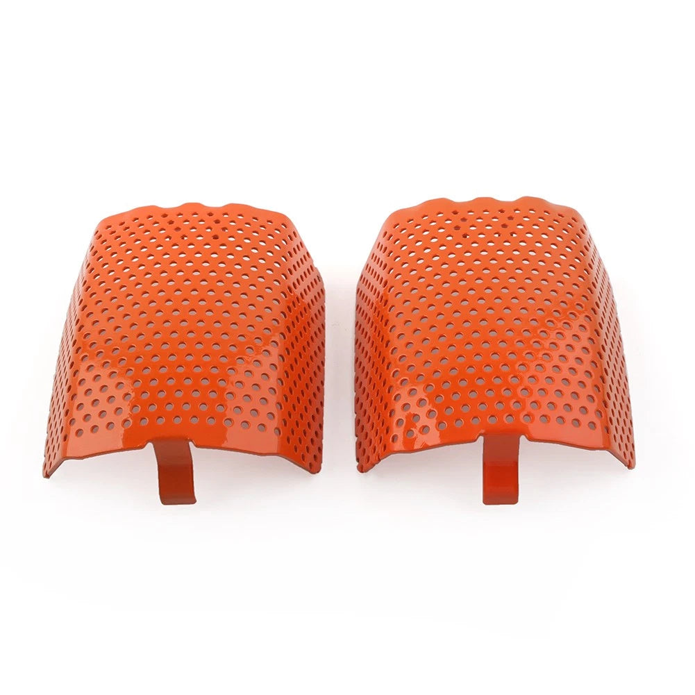 Front Caliper Screen Inserts Orange Fit Harley V-Rod & Touring 2006-2019 US 2Pcs