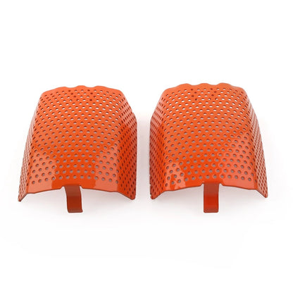 Front Caliper Screen Inserts Orange Fit Harley V-Rod & Touring 2006-2019 US 2Pcs