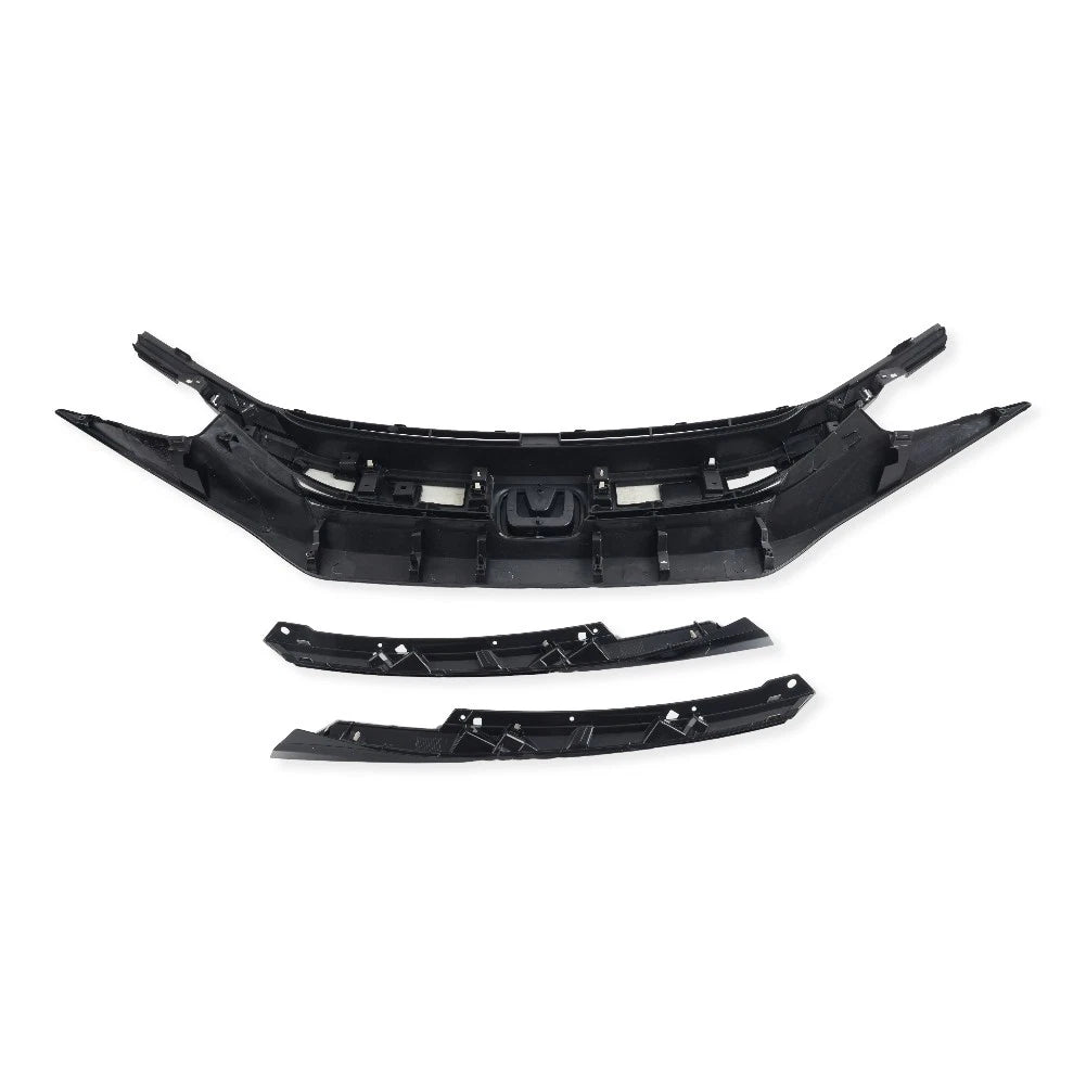 Front Grille Upper Grill Hood Eyelid For Honda Civic Coupe Sedan 2016-2018 2017