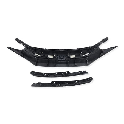 Front Grille Upper Grill Hood Eyelid For Honda Civic Coupe Sedan 2016-2018 2017