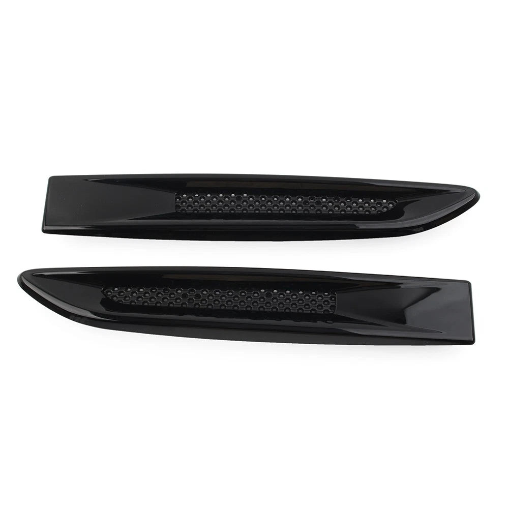 Front Fender Air Vent Outlet Grille Trim Black For Jaguar XE F-Pace 2016-2020